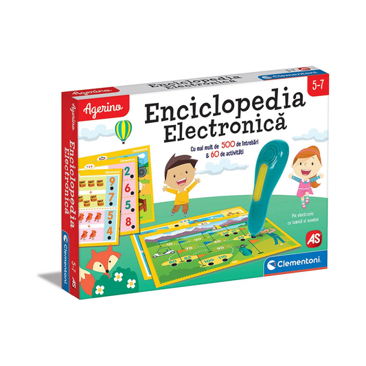 Joc educativ Agerino Enciclopedia electronică, 5–7 ani | Shopiens