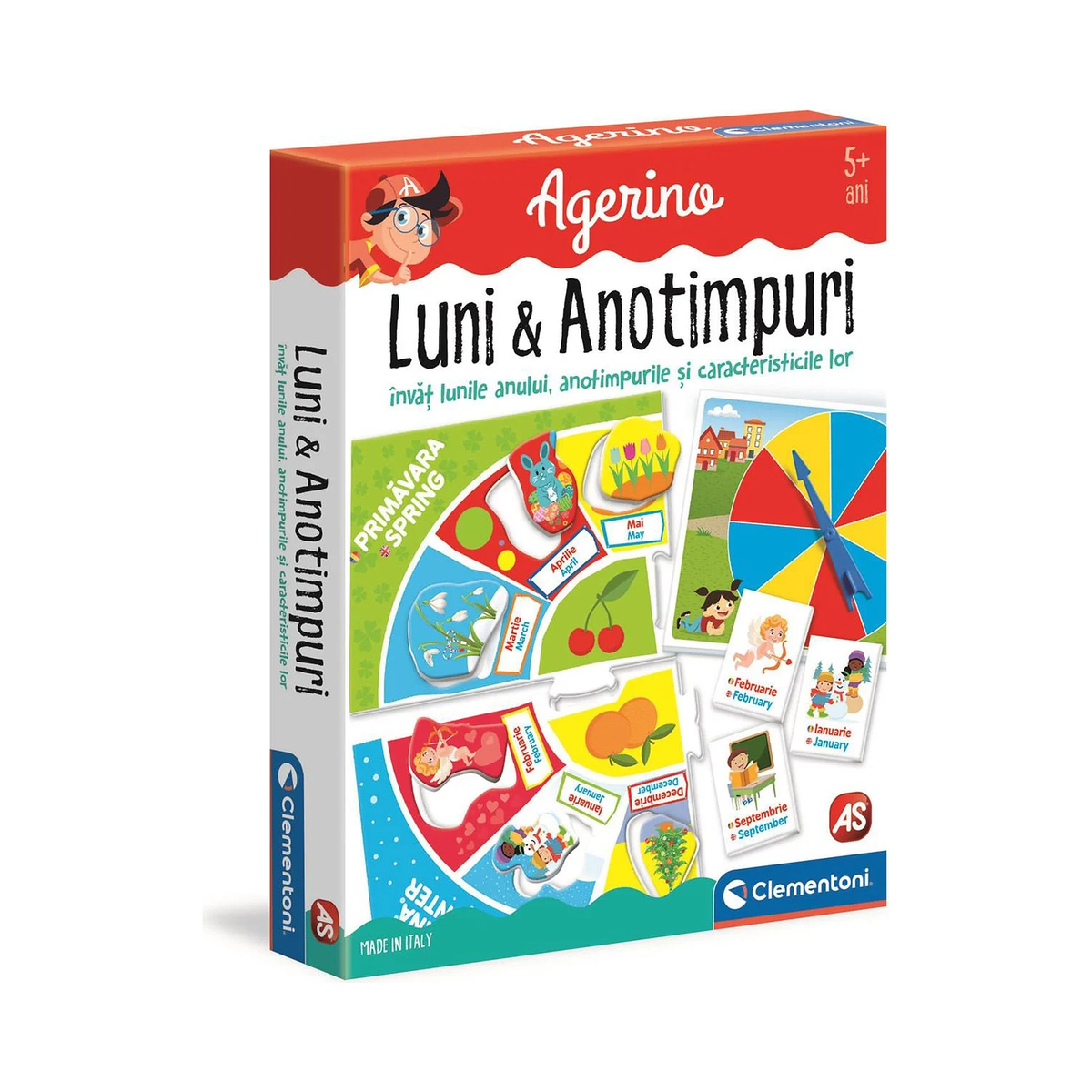 Joc educativ Agerino Luni și anotimpuri | Shopiens