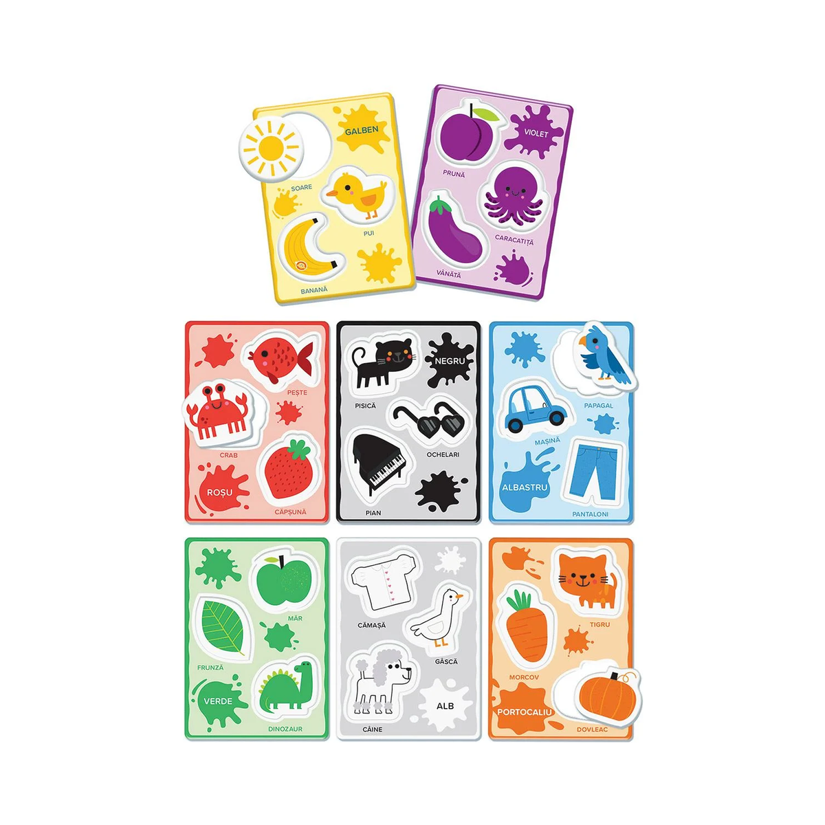 Joc educativ Agerino Montessori Ce culoare este? – imagine 2 | Shopiens