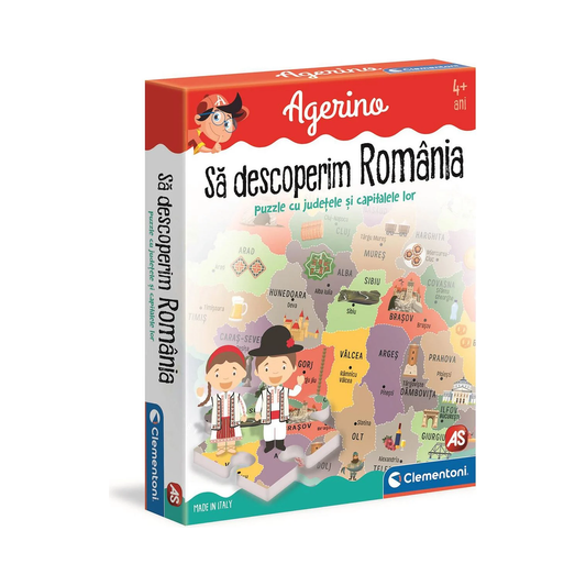 Joc educativ Agerino Să descoperim România | Shopiens