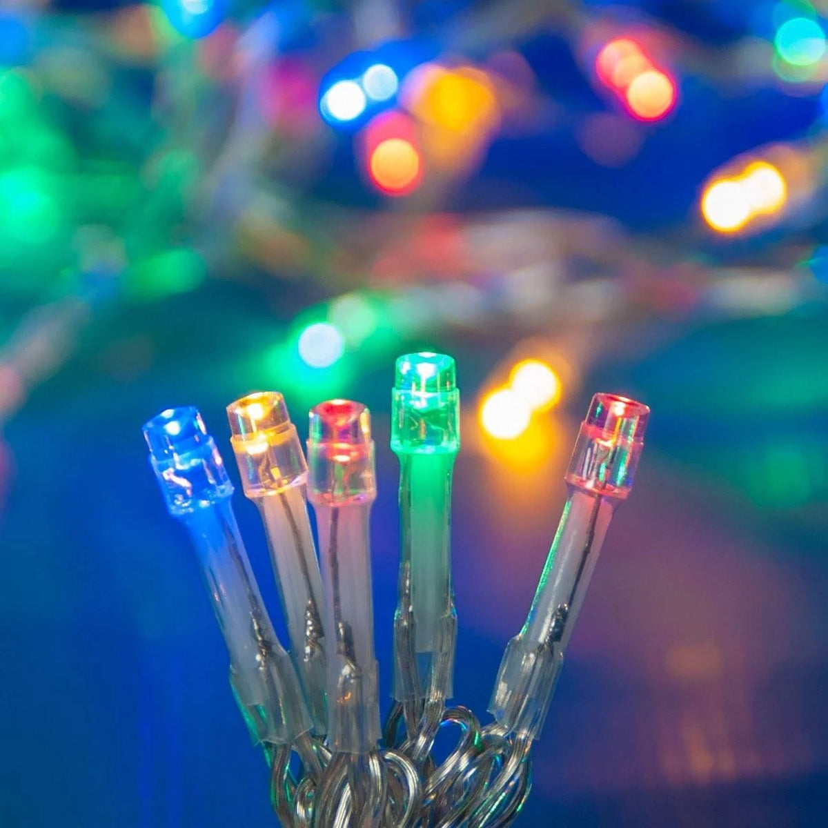Instalație LED de Crăciun cu programe de iluminare și cablu transparent, de interior și exterior | Shopiens