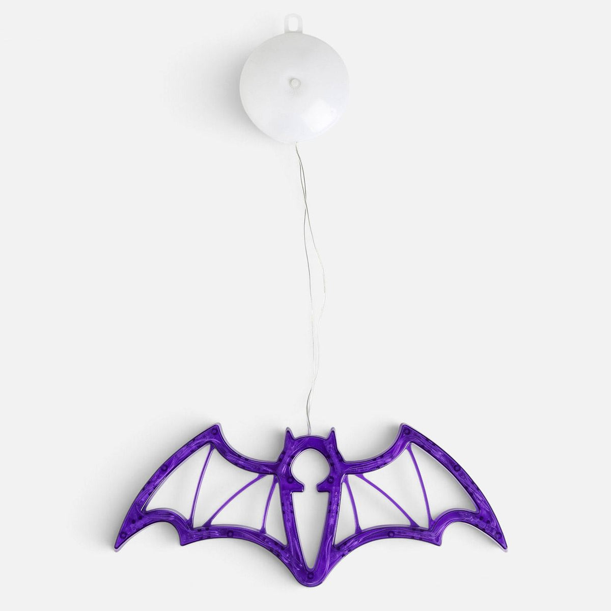 Liliac Cu 16 LED-uri Mov Si Ventuza, Halloween 10 X 25 Cm - Shopiens