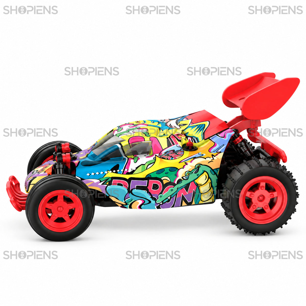 Mașină buggy drifter multicoloră cu telecomandă, 1:24 | Shopiens