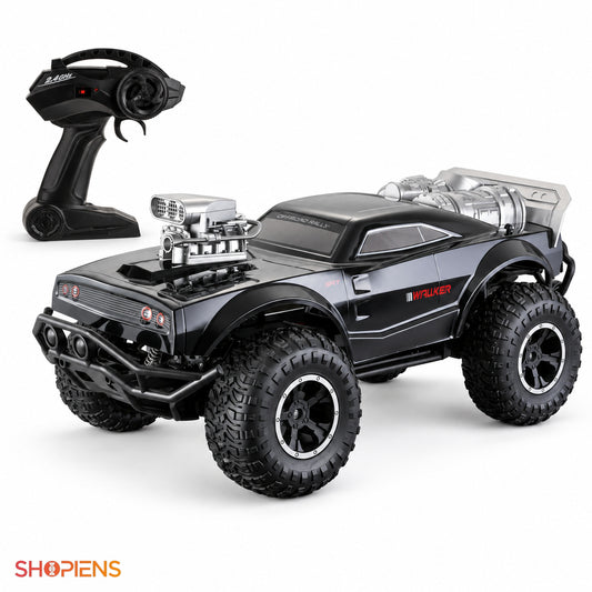 Mașină off-road Walker neagră cu telecomandă și acumulator | Shopiens