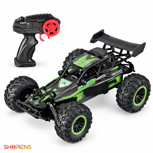 Mașină Vanguard neagră și verde cu telecomandă, 1:10 | Shopiens