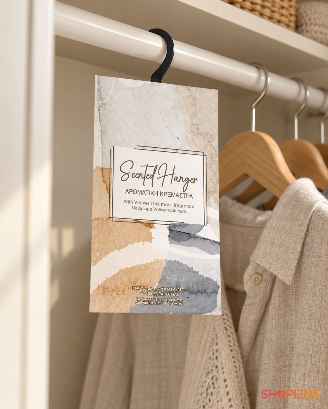 Odorizant Vetiver & Oak Moss pentru garderobă – utilizare în dormitor – Shopiens