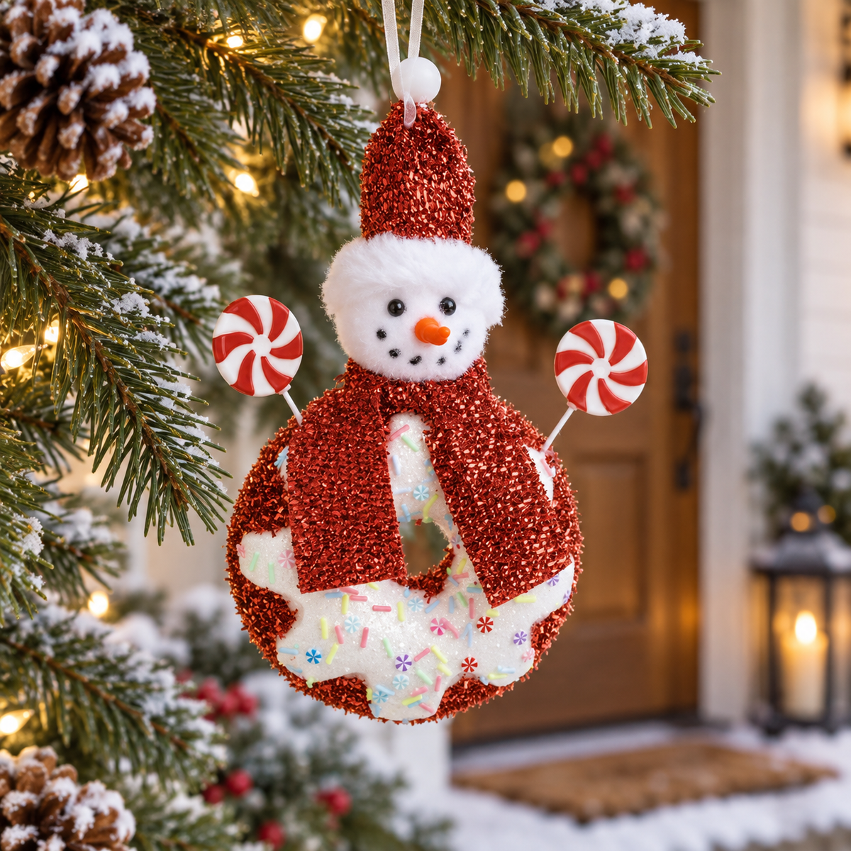 Om De Zapada Donut, Ornament De Craciun, 22 Cm - lifestyle principala - Shopiens