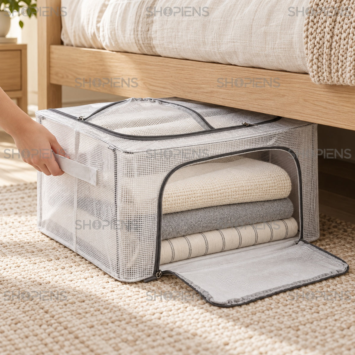 Organizator transparent cu cadru, 40 cm