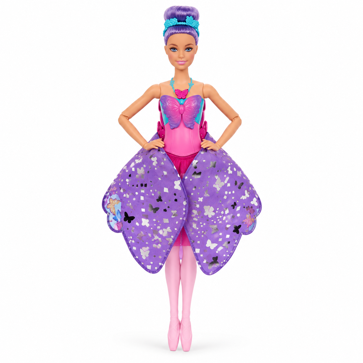Păpușă Barbie balerină cu aripi de fluture | Shopiens