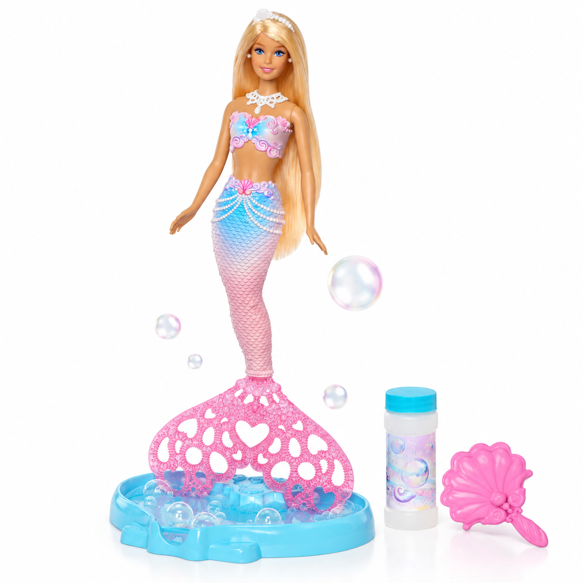 Păpușă Barbie sirenă cu bule de săpun | Shopiens