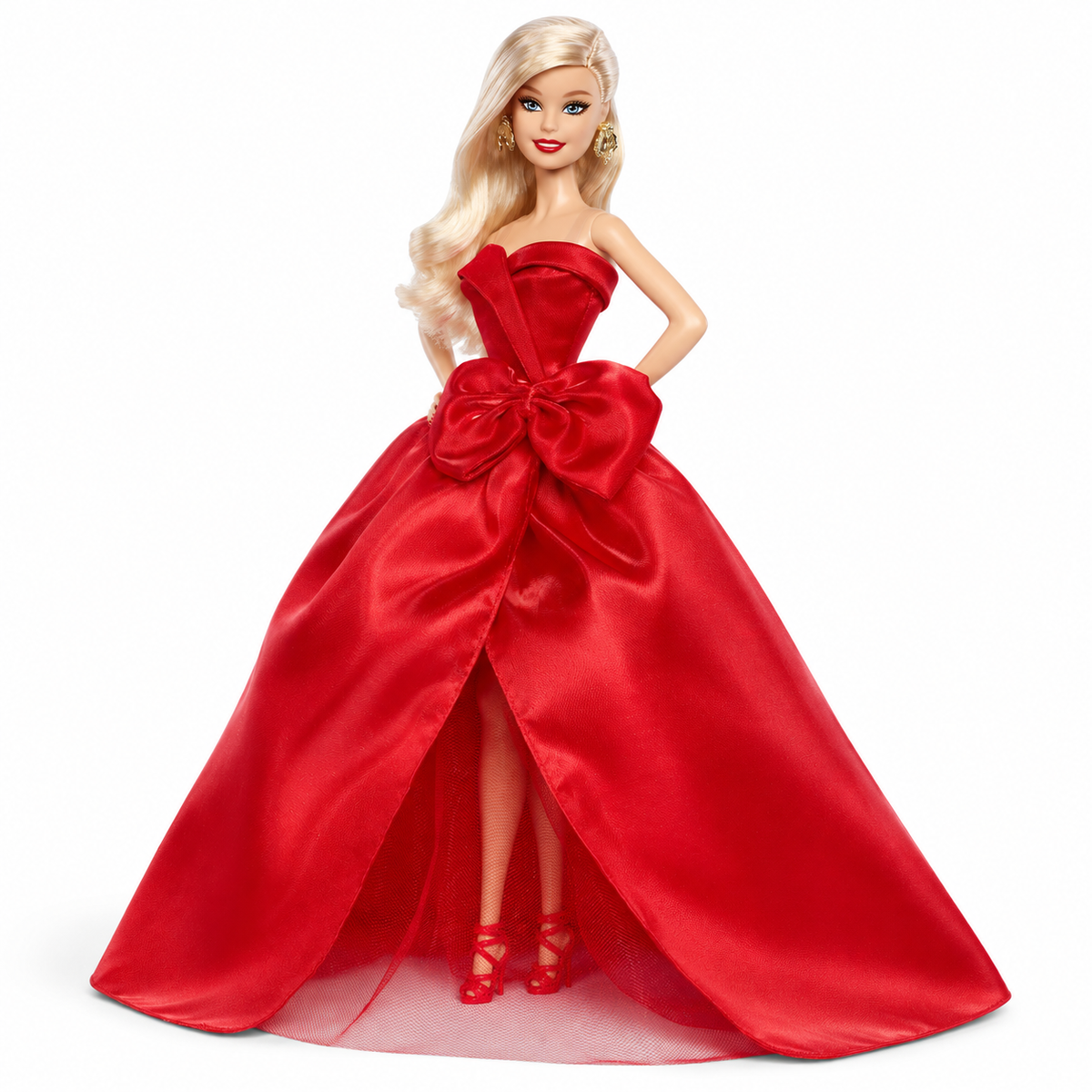 Păpușă de colecție Barbie Holiday 2026 cu rochie roșie | Shopiens