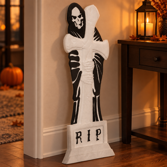 Piatra Funerara RIP Pentru Decor Horror, 70 Cm - Shopiens