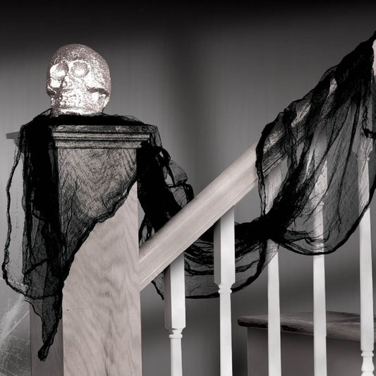 Plasa Neagra Cu Textura Densa Pentru Halloween, 6 M - Shopiens