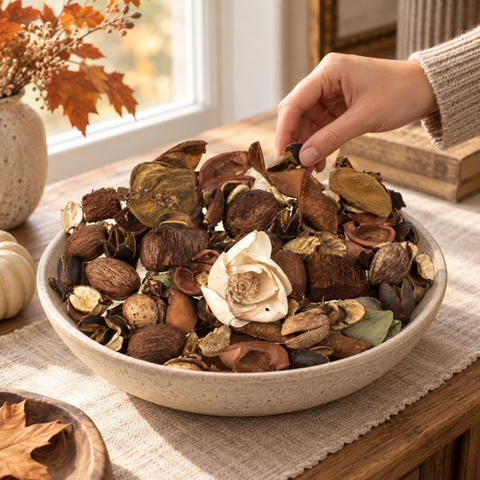 Potpourri Cu Mosc Alb Si Flori In Tonuri Naturale, 90 G - in folosinta 2 - Shopiens