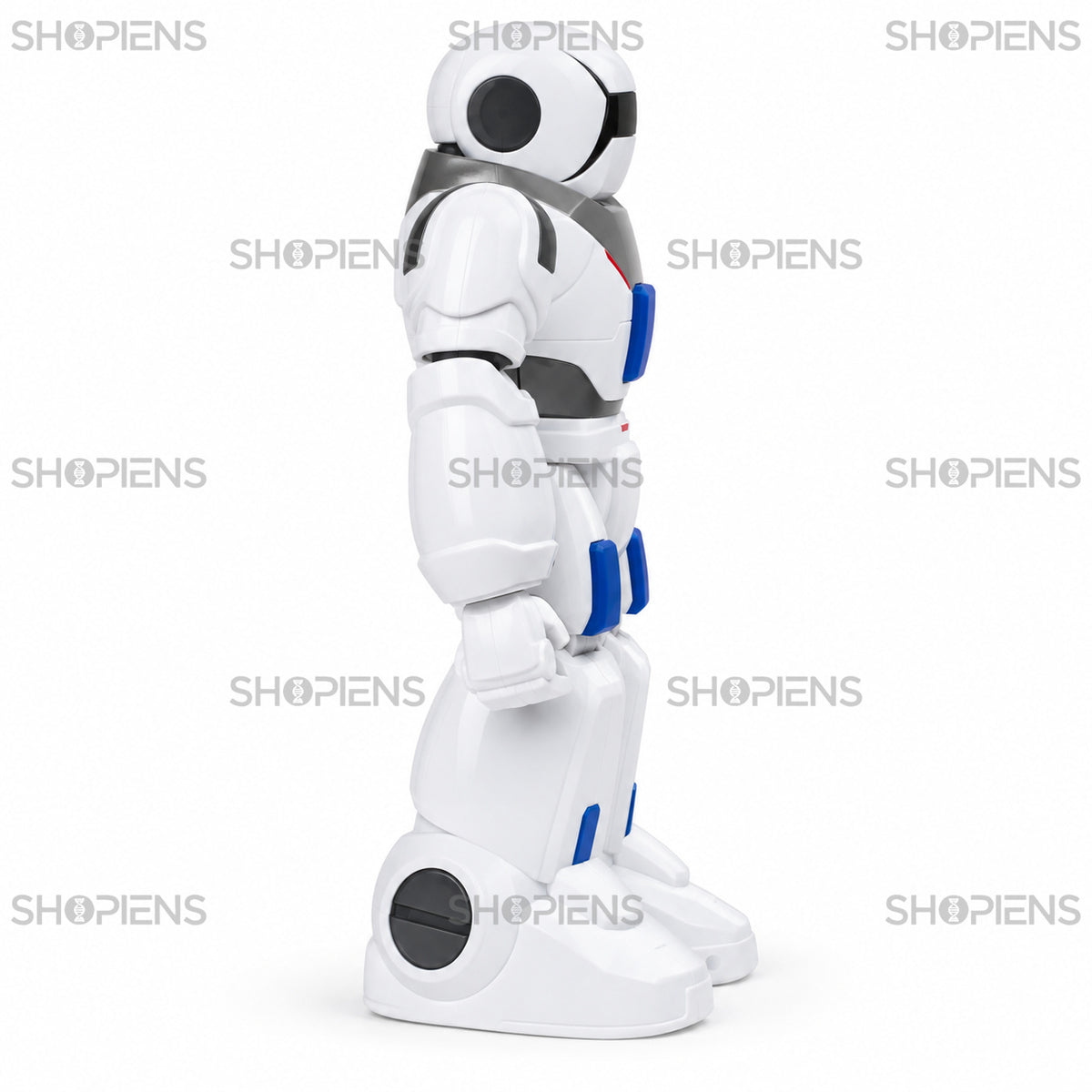 Robot alb cu telecomandă cu infraroșu și ochi LED | Shopiens