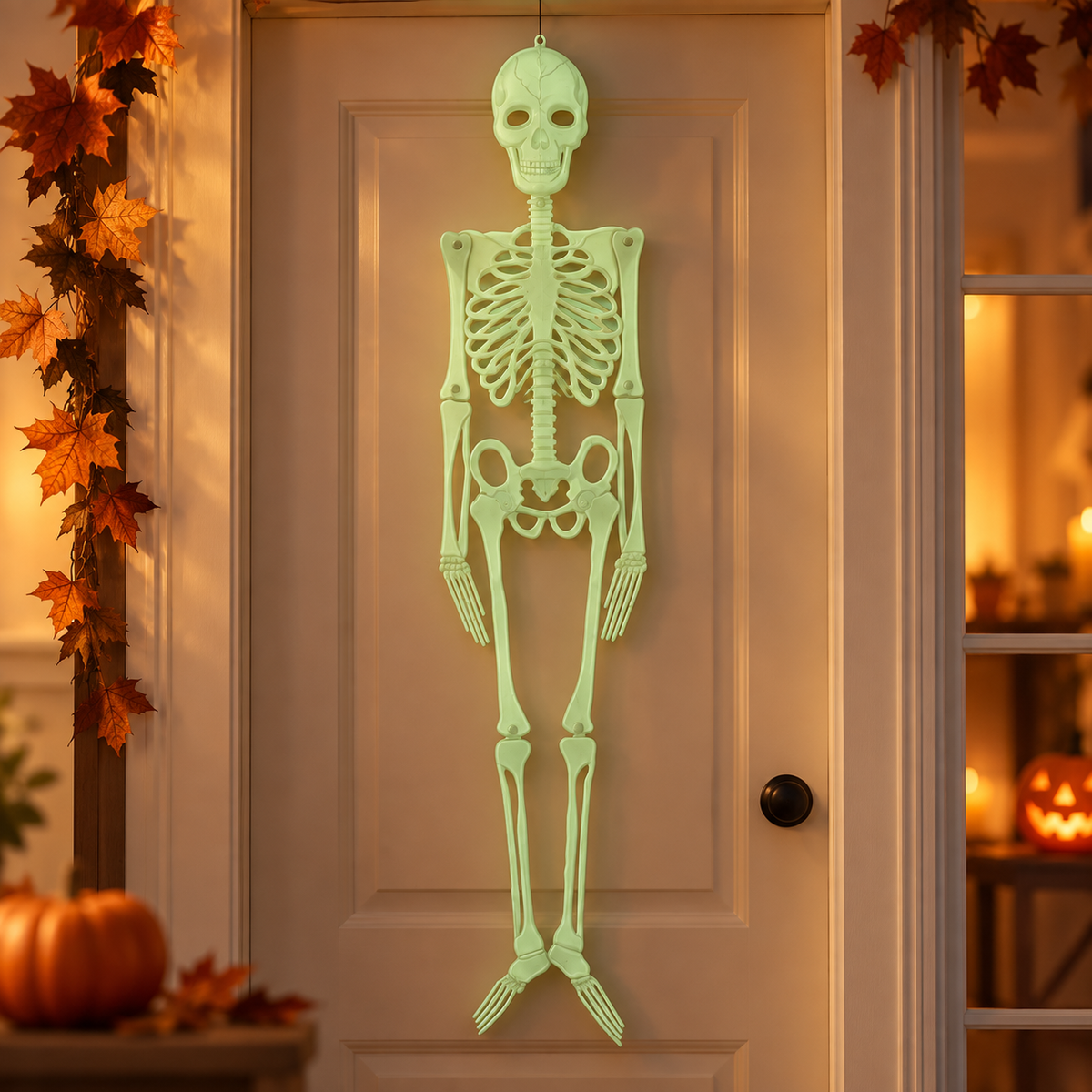 Schelet Fosforescent Glow In The Dark, Halloween 90 Cm - Shopiens