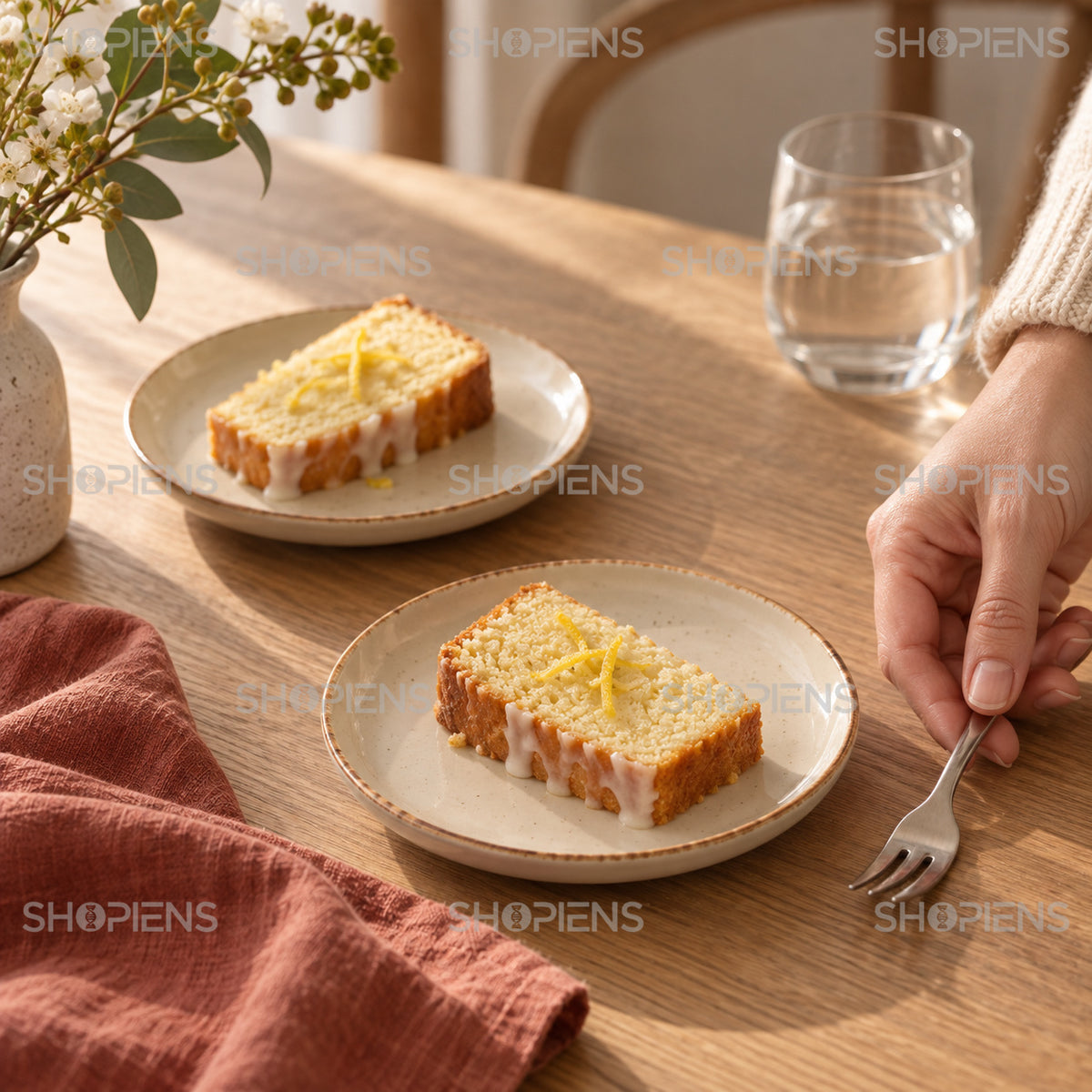 Set de 2 farfurii pentru desert, 15 cm