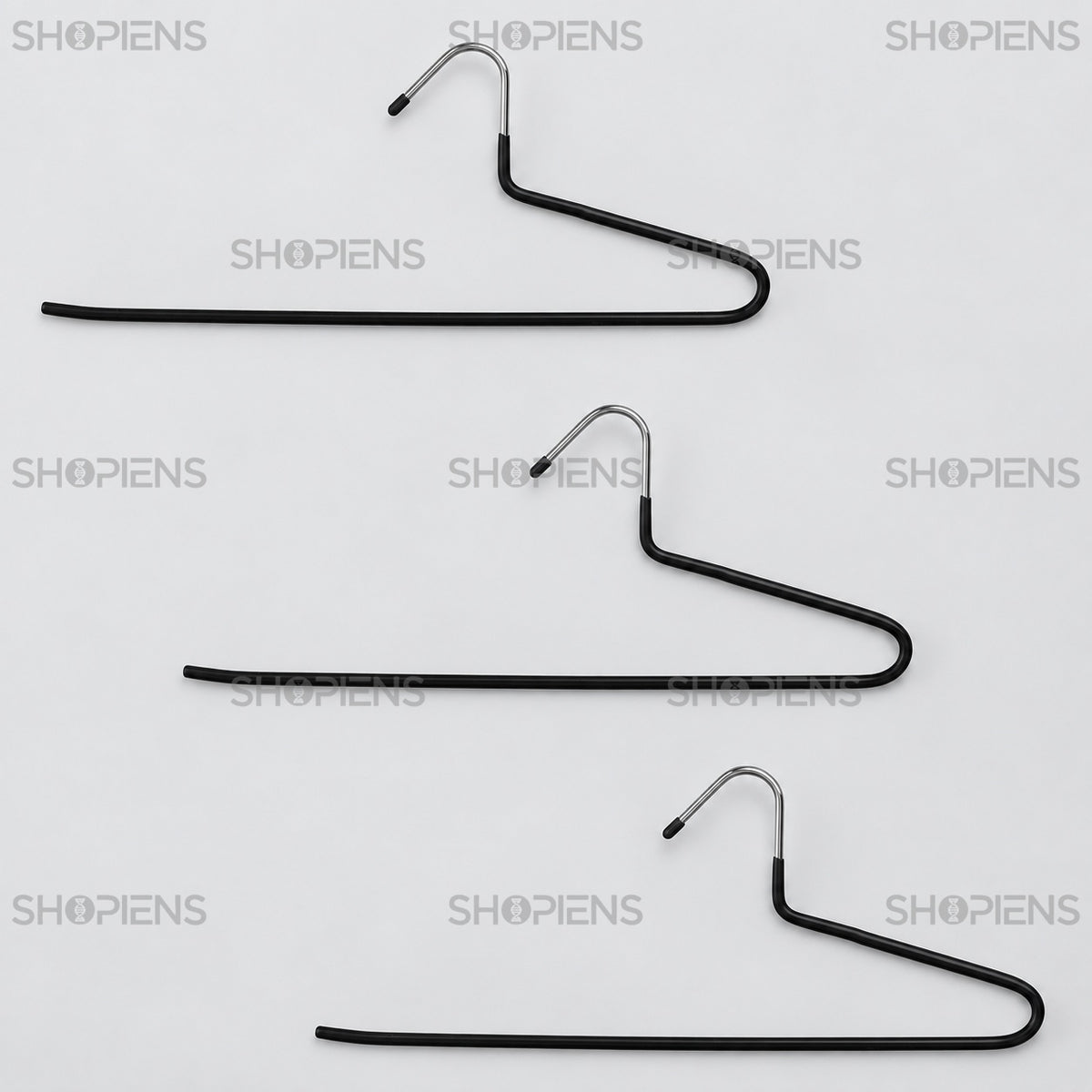 Set de 3 umerașe deschise pentru pantaloni