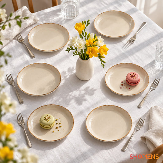 Set de 6 farfurii pentru fructe, 15 cm