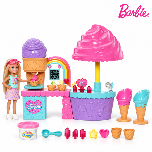 Set Barbie Chelsea cu atelier de înghețată | Shopiens