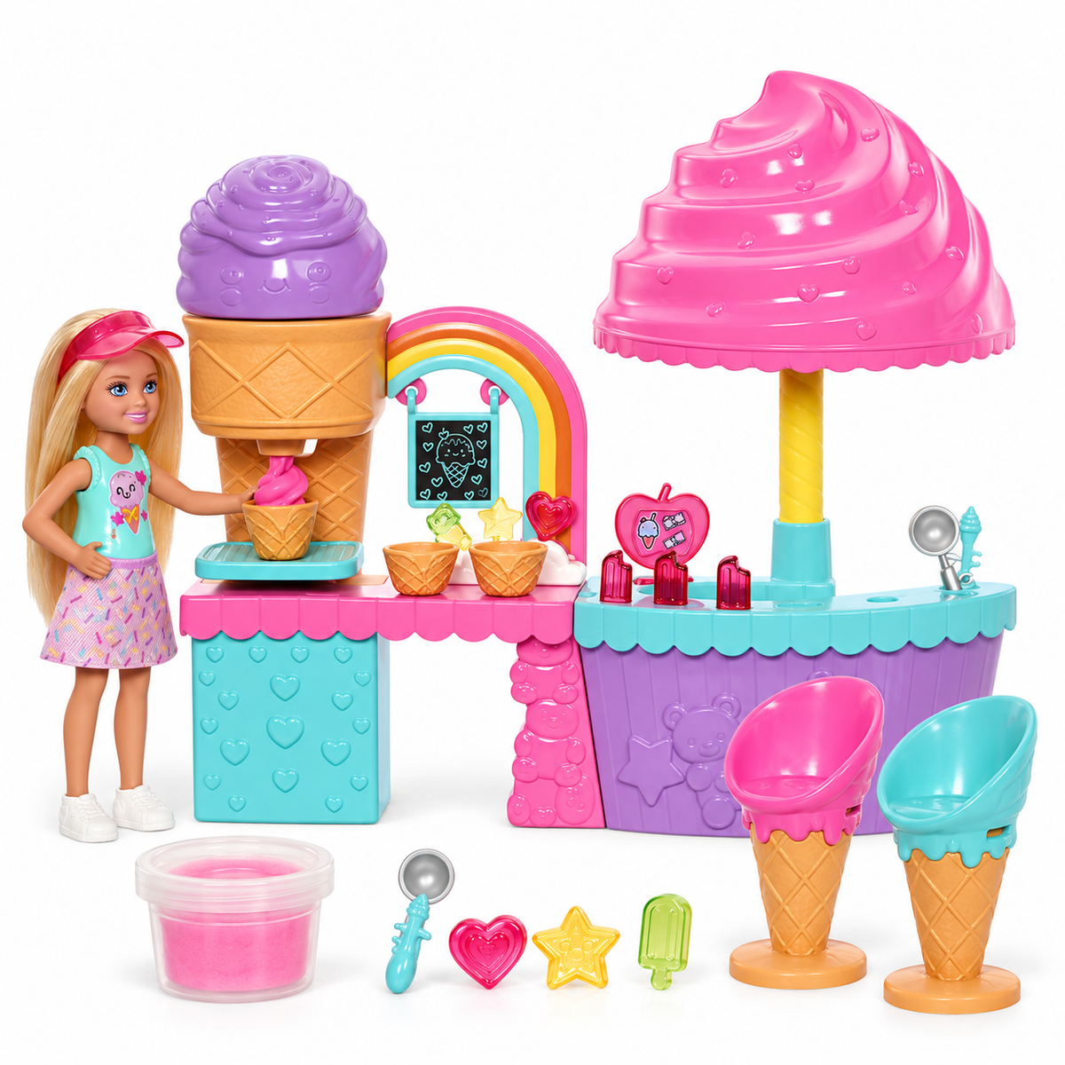 Set Barbie Chelsea cu atelier de înghețată | Shopiens