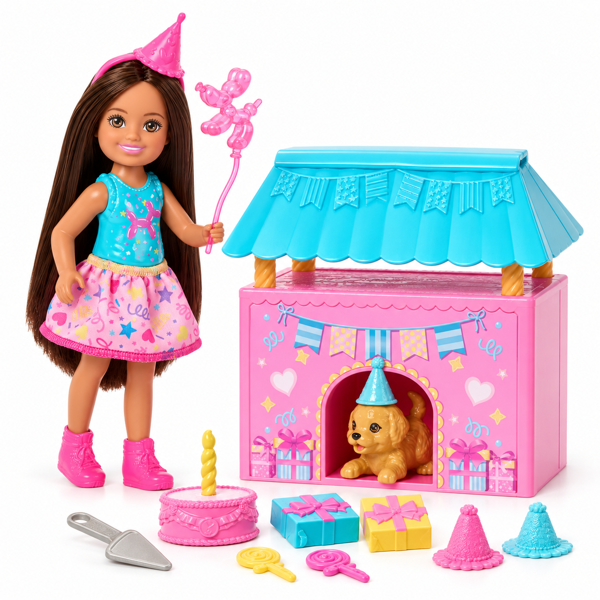 Set Barbie Chelsea pentru petrecere aniversară | Shopiens