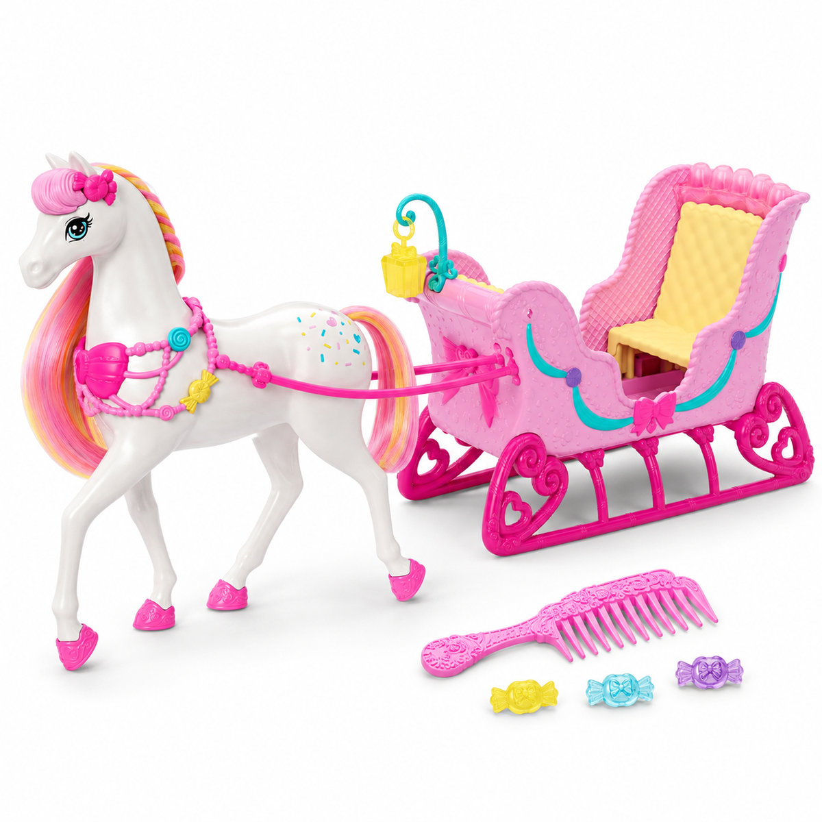 Set Barbie Spărgătorul de nuci cu cal și sanie | Shopiens