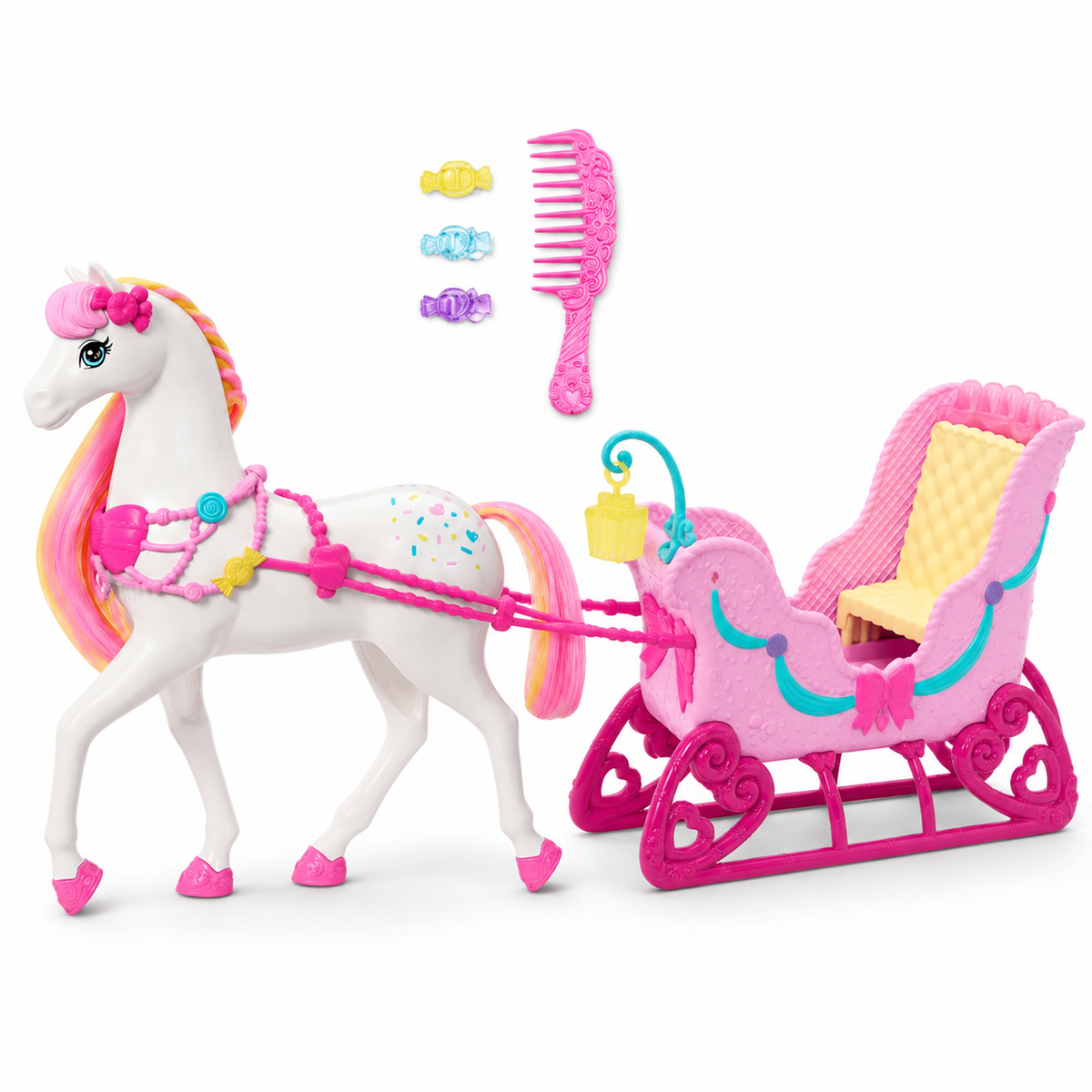 Set Barbie Spărgătorul de nuci cu cal și sanie | Shopiens