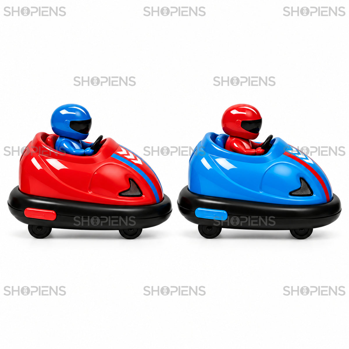 Set de 2 mașinuțe cu telecomandă, lumini și sunete | Shopiens