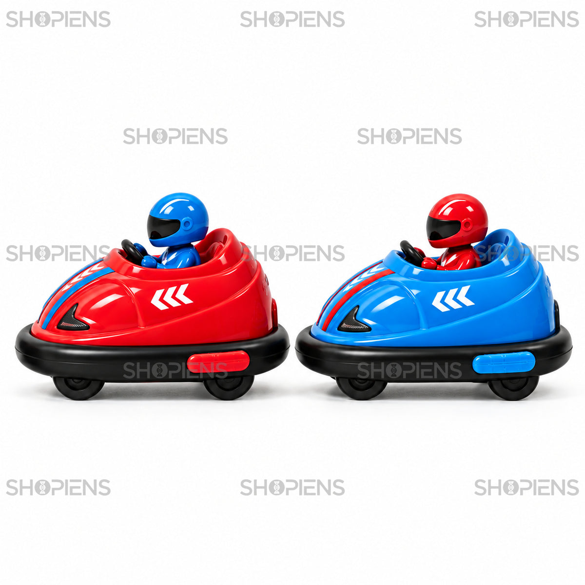 Set de 2 mașinuțe cu telecomandă, lumini și sunete | Shopiens