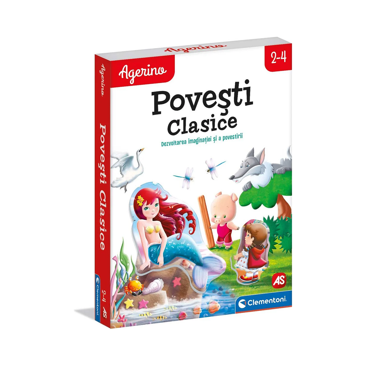 Set educativ Agerino cu puzzle-uri Povești clasice | Shopiens