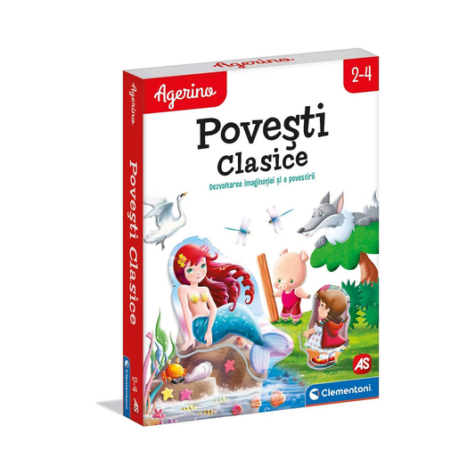 Set educativ Agerino cu puzzle-uri Povești clasice | Shopiens