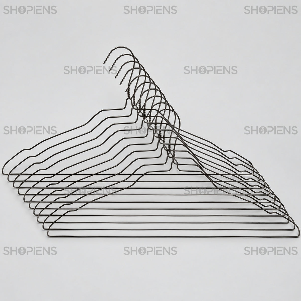 Umerașe subțiri din metal, 41 cm, set de 10