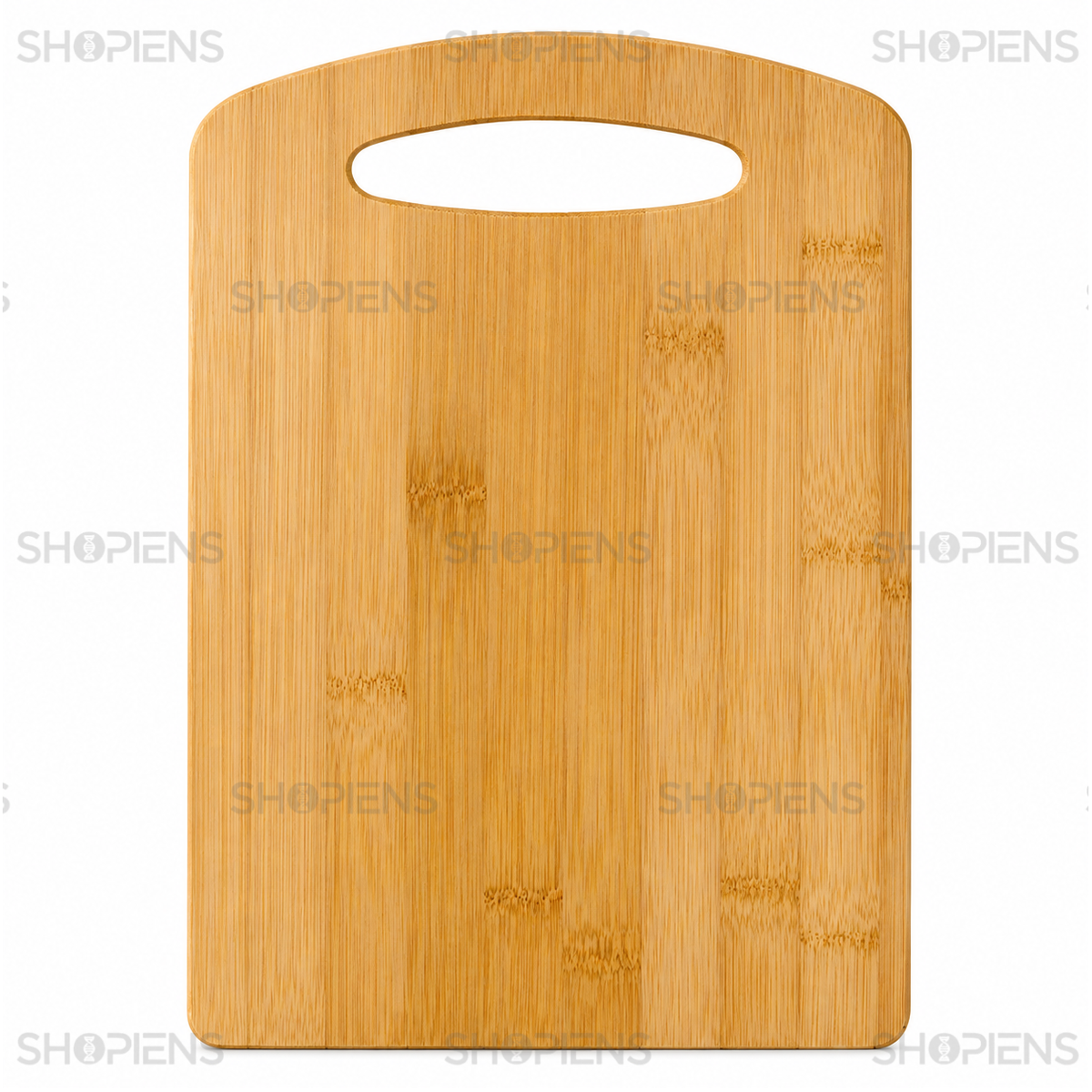 Tocator din bambus cu maner, pentru bucatarie, 28cm x 20cm x 1cm
