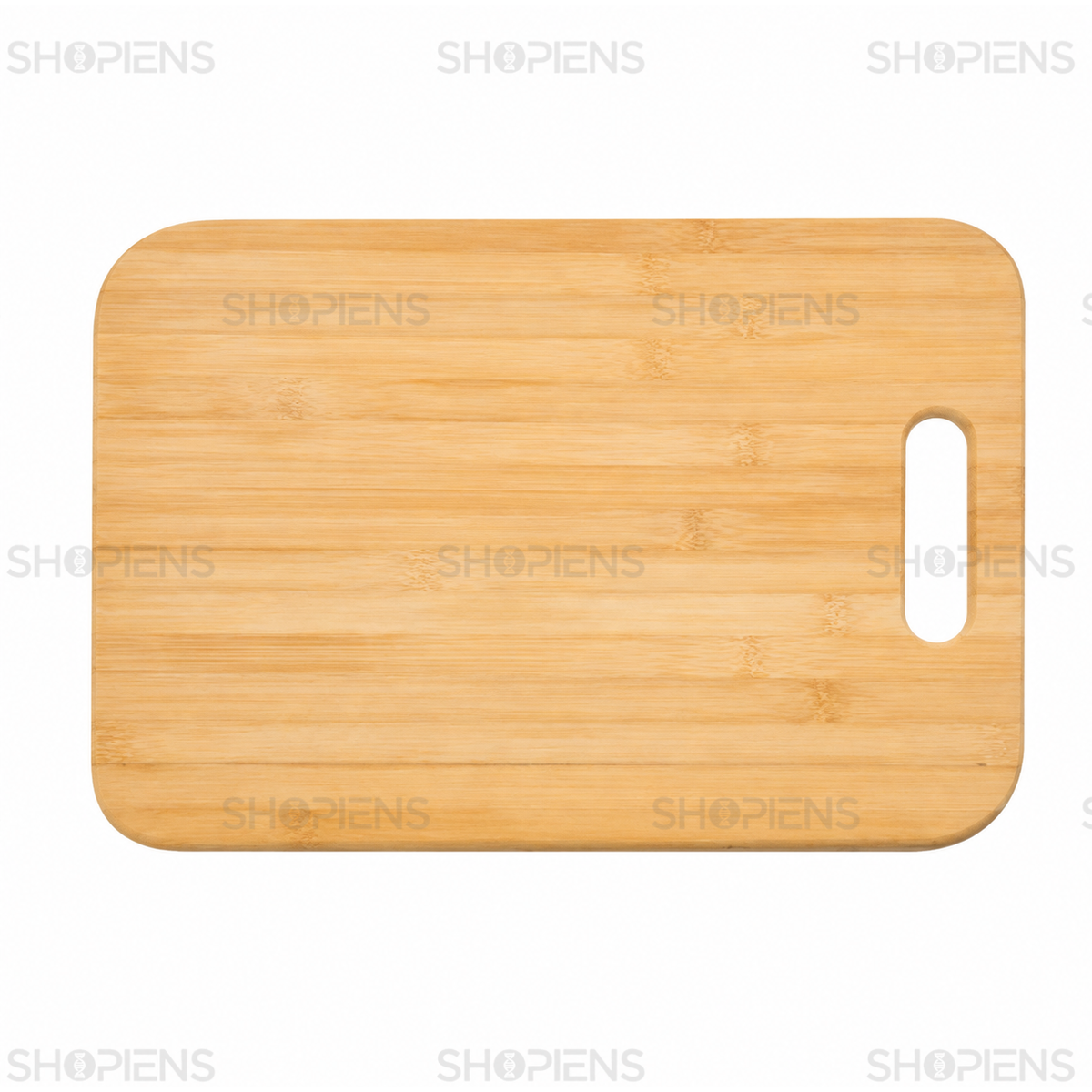 Tocator din bambus cu maner, pentru bucatarie, 36.8cm x 27.9cm x 1.2cm