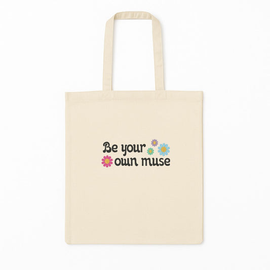 Tote Bag Brodat Be Your Own Muse