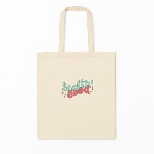 Tote Bag Brodat Feelin Good
