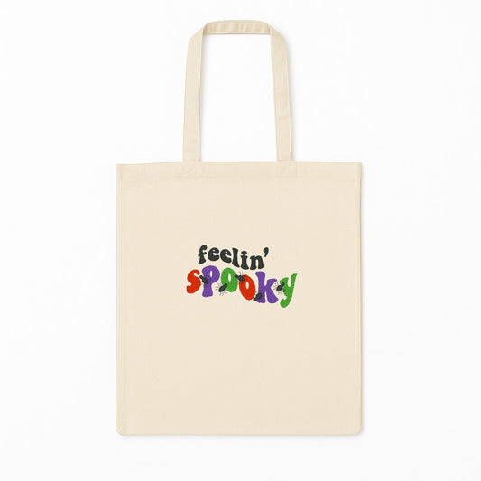Tote Bag Brodat Feelin’ Spooky