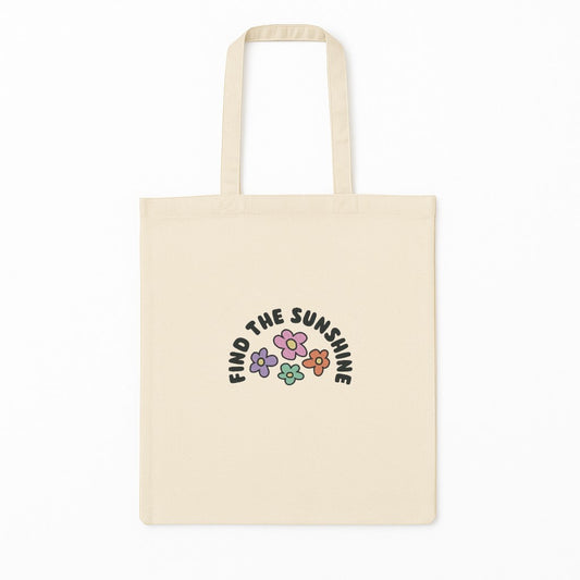 Tote Bag Brodat Find The Sunshine