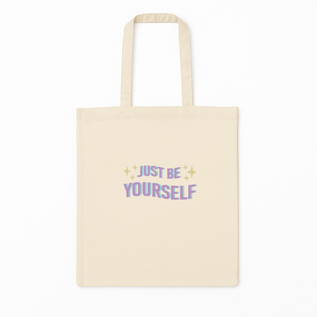 Tote Bag Brodat Just Be Yourself