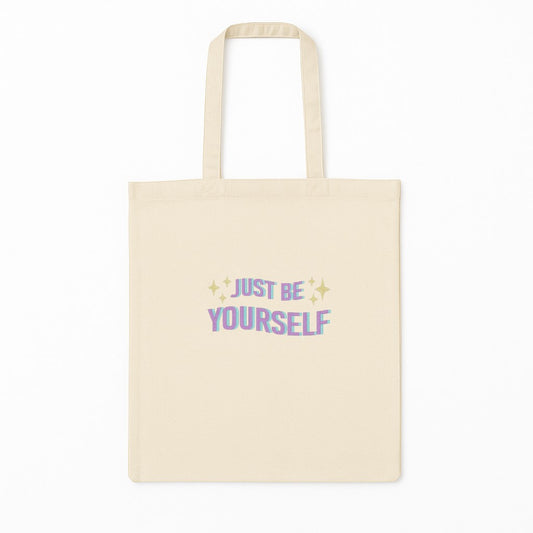 Tote Bag Brodat Just Be Yourself