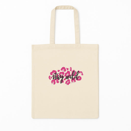 Tote Bag Brodat Stay Wild